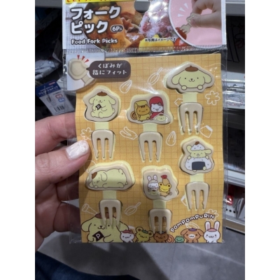 DAISO x Sanrio聯名6入便當餐叉組(VIP下標限定請勿自行下單)