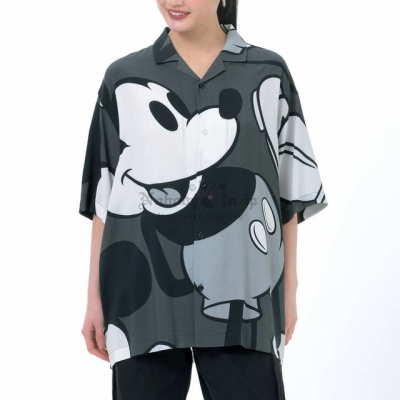 迪士尼商店 MAGICAL LABEL 米奇系列灰系短袖襯衫(VIP下標限定請勿自行下單)