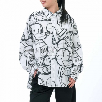 迪士尼商店 MAGICAL LABEL 米奇系列草稿長袖襯衫(VIP下標限定請勿自行下單)