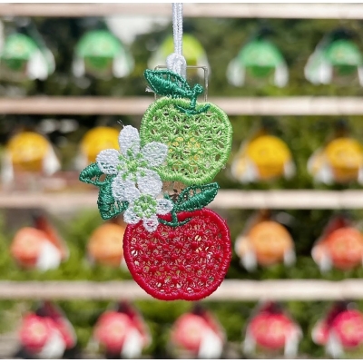 青森廣田神社心的健康蘋果蕾絲御守(VIP下標限定請勿自行下單)