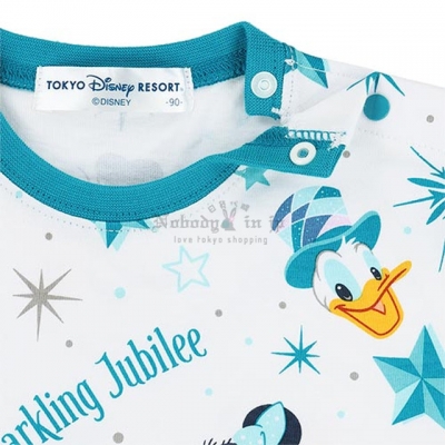 迪士尼樂園海洋25週年祝福藍系列滿版大頭短袖上衣(VIP下標限定請勿自行下單)