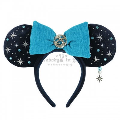  迪士尼樂園海洋25週年祝福藍系列米妮耳朵髮箍(VIP下標限定請勿自行下單)