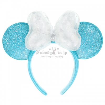  迪士尼樂園海洋25週年祝福藍系列米妮耳朵髮箍(VIP下標限定請勿自行下單)