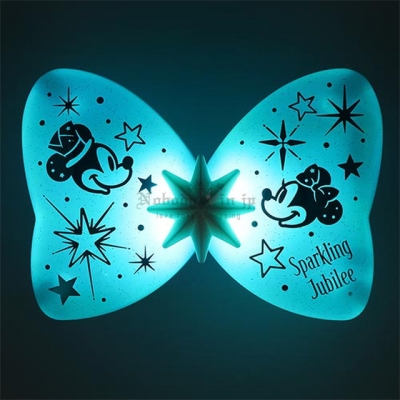 迪士尼樂園海洋25週年祝福藍系列蝴蝶結發光玩具(VIP下標限定請勿自行下單)
