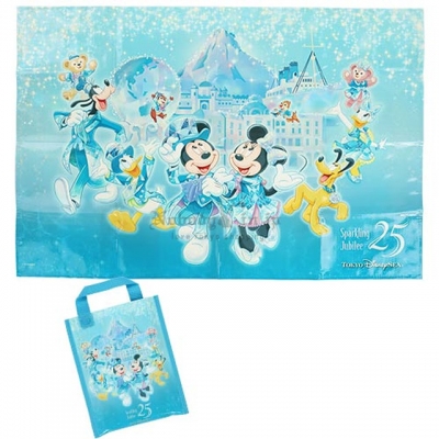 迪士尼樂園海洋25週年祝福藍系列野餐墊(VIP下標限定請勿自行下單)