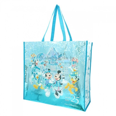 迪士尼樂園海洋25週年祝福藍系列環保購物袋(VIP下標限定請勿自行下單)