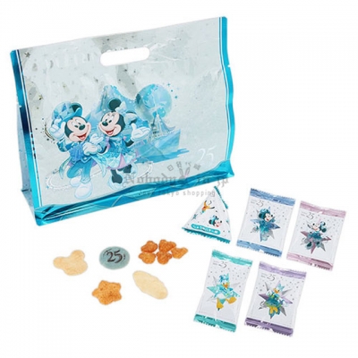 迪士尼樂園海洋25週年祝福藍系列綜合仙貝袋裝(VIP下標限定請勿自行下單)