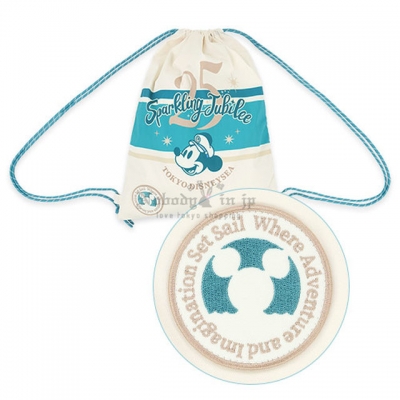 迪士尼樂園海洋25週年時尚系列束口後背包(VIP下標限定請勿自行下單)