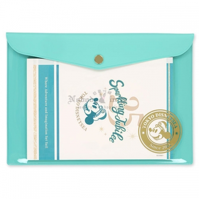 迪士尼樂園海洋25週年時尚系列附套A5筆記本組(VIP下標限定請勿自行下單)