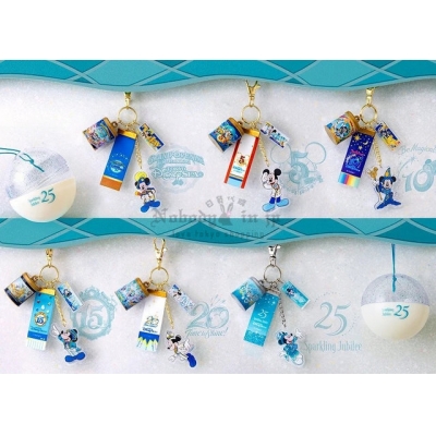 迪士尼樂園海洋25週年祝福藍系列吊飾扭蛋(VIP下標限定請勿自行下單)