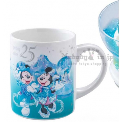 迪士尼樂園海洋25週年祝福藍系列餐廳陶瓷杯(VIP下標限定請勿自行下單)