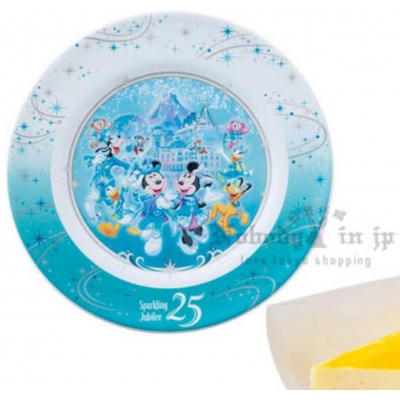 迪士尼樂園海洋25週年祝福藍系列餐廳陶瓷盤(VIP下標限定請勿自行下單)