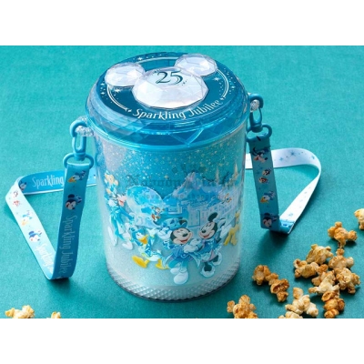 迪士尼樂園海洋25週年祝福藍系列爆米花桶(VIP下標限定請勿自行下單)