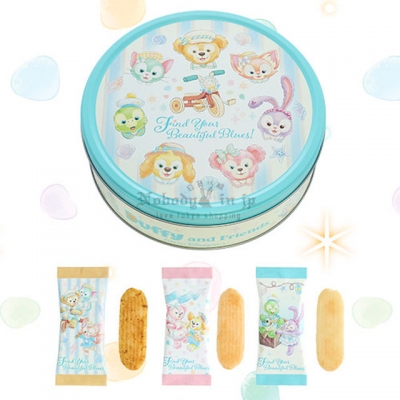 迪士尼樂園海洋25週年紀念達菲與好友們系列綜合仙貝鐵盒(VIP下標限定請勿自行下單)