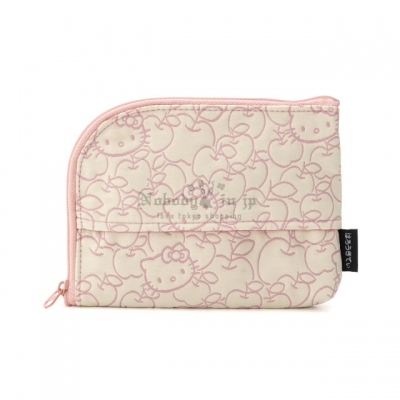 京都 Kitty 工坊單色提花織 L 型萬用拉鍊包(VIP下標限定請勿自行下單) 