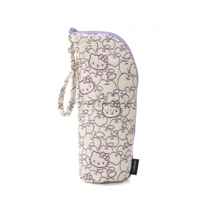 京都 Kitty 工坊單色提花織拉鍊瓶套(VIP下標限定請勿自行下單) 