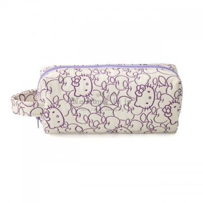 京都 Kitty 工坊單色提花織長方形立體拉鍊包(VIP下標限定請勿自行下單) 