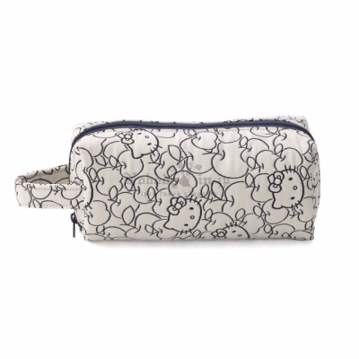 京都 Kitty 工坊單色提花織長方形立體拉鍊包(VIP下標限定請勿自行下單) 