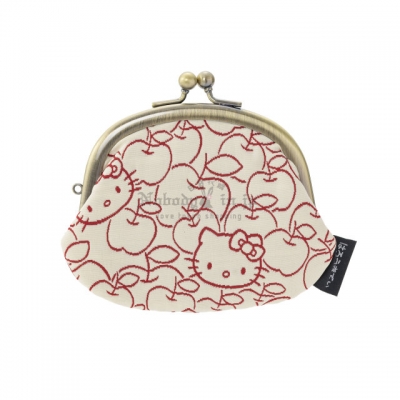  京都 Kitty 工坊單色提花織口金丸型零錢包(VIP下標限定請勿自行下單) 