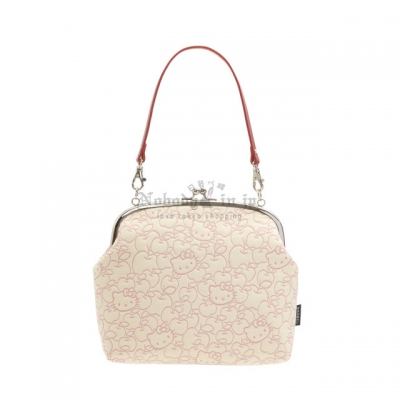 京都 Kitty 工坊單色提花織口金手提包(VIP下標限定請勿自行下單)