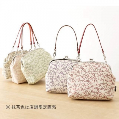 京都 Kitty 工坊單色提花織口金手提包(VIP下標限定請勿自行下單)