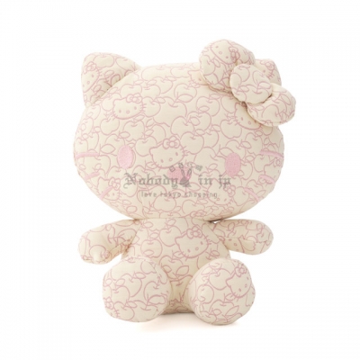 京都 Kitty 工坊單色提花織坐姿娃娃(VIP下標限定請勿自行下單)