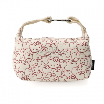 京都 Kitty 工坊單色提花織登山扣環迷你手提包(VIP下標限定請勿自行下單)