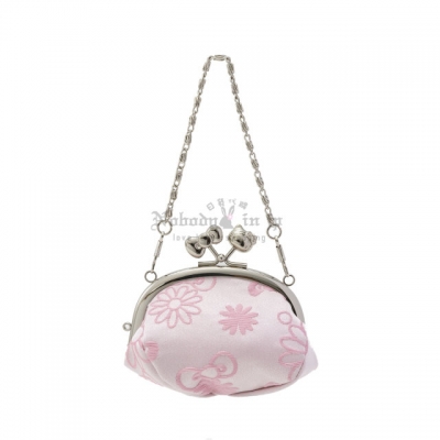 京都 Kitty 工坊造型口金閃光絲提花掛包(VIP下標限定請勿自行下單)