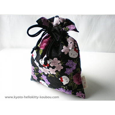  京都 Kitty 工坊日本製和風花卉系列束口袋(VIP下標限定請勿自行下單)
