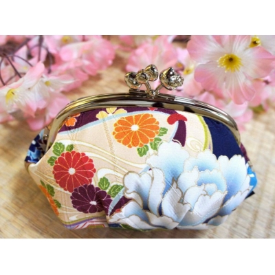 京都 Kitty 工坊造型口金京友禪丸型收納包(VIP下標限定請勿自行下單)