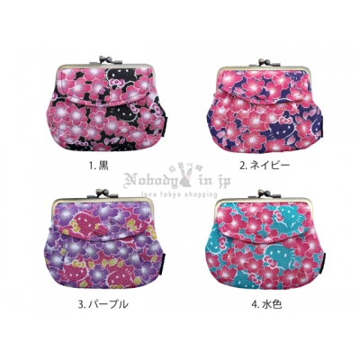 京都 Kitty 工坊櫻花縮緬布掀袋親子口金包(VIP下標限定請勿自行下單) 