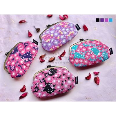 京都 Kitty 工坊櫻花縮緬布丸型親子口金包(VIP下標限定請勿自行下單)