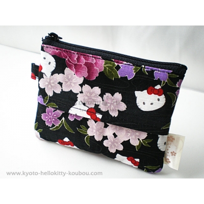 京都 Kitty 工坊日本製和風花卉系列面紙拉鍊包(VIP下標限定請勿自行下單) 