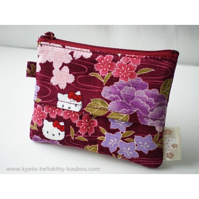京都 Kitty 工坊日本製和風花卉系列面紙拉鍊包(VIP下標限定請勿自行下單) 