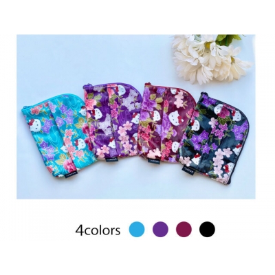 京都 Kitty 工坊日本製和風花卉系列 L 型萬用拉鍊包(VIP下標限定請勿自行下單)