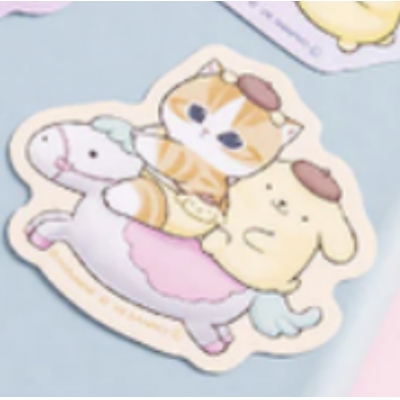 mofusand 貓福珊迪 x Sanrio 聯名造型貼紙(VIP下標限定請勿自行下單)