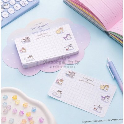 mofusand 貓福珊迪 x Sanrio 聯名格紋便利貼(VIP下標限定請勿自行下單)