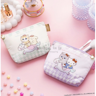 mofusand 貓福珊迪 x Sanrio 聯名面紙拉鍊包(VIP下標限定請勿自行下單)