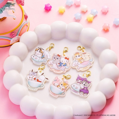 mofusand 貓福珊迪 x Sanrio 聯名壓克力掛勾盲盒(VIP下標限定請勿自行下單)