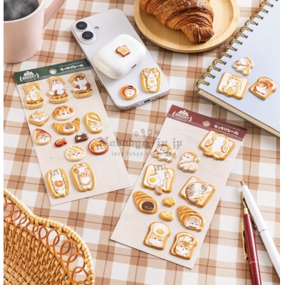 mofusand 貓福珊迪麵包店系列立體貼紙 (VIP下標限定請勿自行下單)