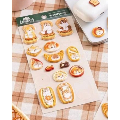mofusand 貓福珊迪麵包店系列立體貼紙 (VIP下標限定請勿自行下單)