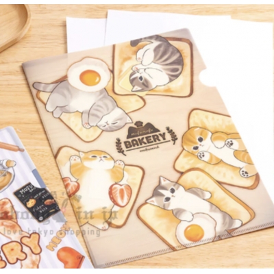 mofusand 貓福珊迪麵包店系列 A4 資料夾 (VIP下標限定請勿自行下單)