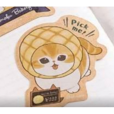 mofusand 貓福珊迪麵包店系列手機貼紙 (VIP下標限定請勿自行下單) 
