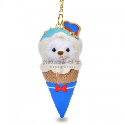 迪士尼商店冰淇淋系列大學熊甜筒絨毛吊飾(VIP下標限定請勿自行下單)