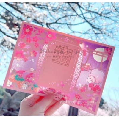 奈良吉野神宮四月限定櫻兔剪紙御朱印(VIP下標限定請勿自行下單)