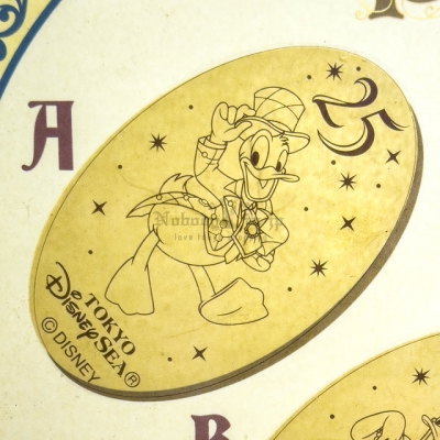迪士尼樂園海洋25週年祝福藍系列壓製金幣