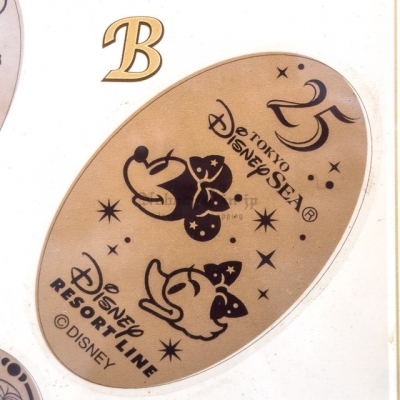 迪士尼樂園海洋25週年祝福藍系列壓製金幣