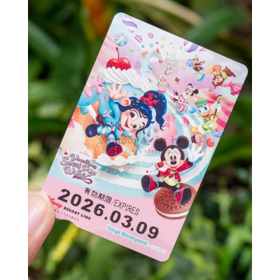 迪士尼樂園甜蜜雲妮露系列遊園車票