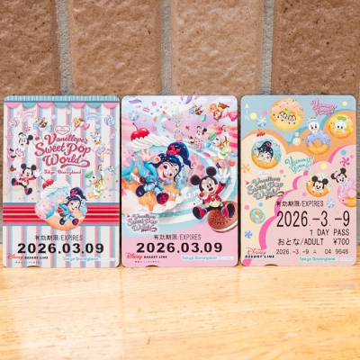 迪士尼樂園甜蜜雲妮露系列遊園車票