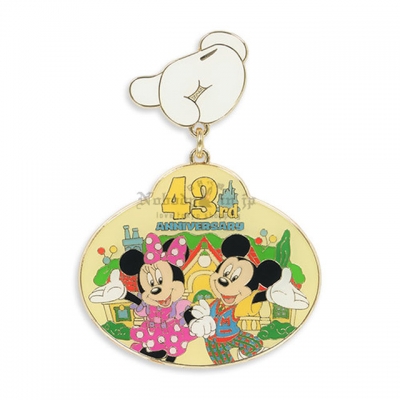 迪士尼樂園陸地43週年造型別針